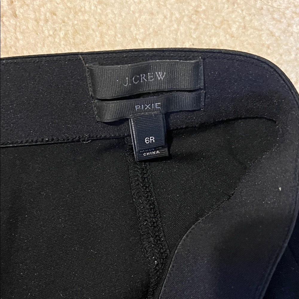 J.Crew Women's Classic Black Pixie Pants - Picture 2 of 5
